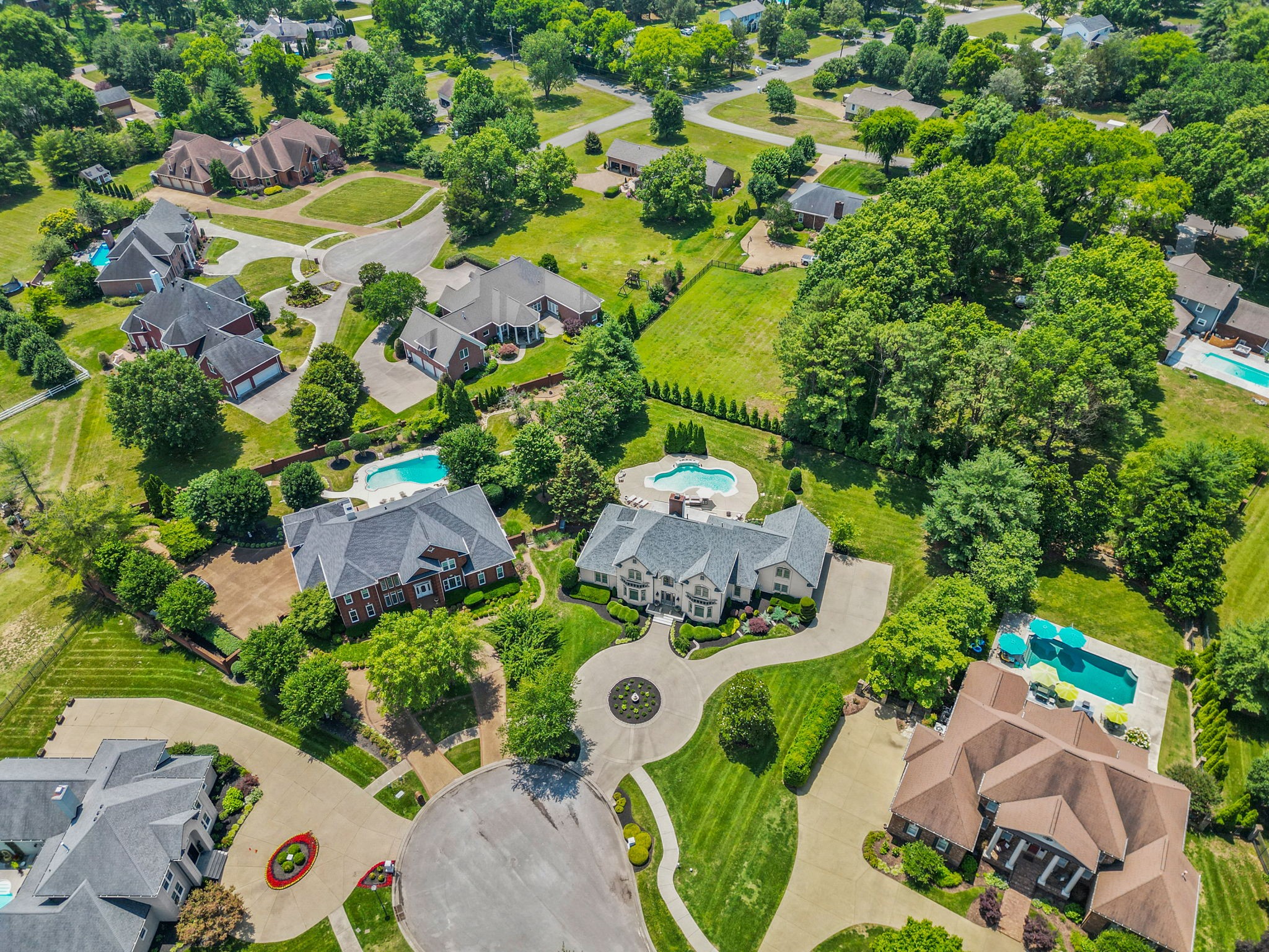 104 Riva Ridge Hendersonville, TN 37075 - Photo 52 of 66 an aerial view of residential house with outdoor space