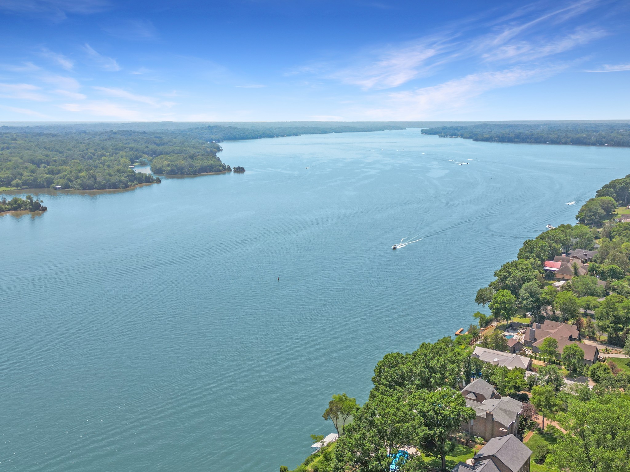 104 Riva Ridge Hendersonville, TN 37075 - Photo 60 of 66 a view of a lake and mountain in the back