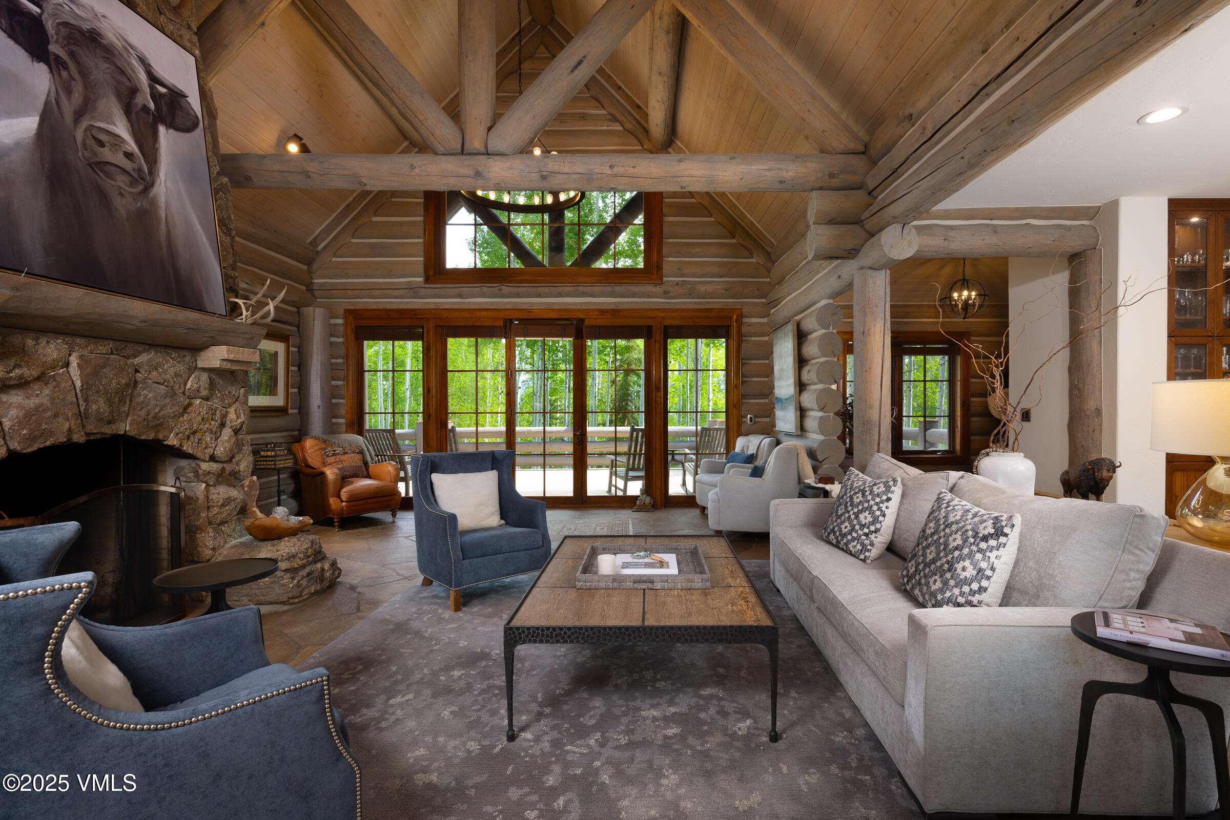 1761 Paintbrush Avon, CO 81620 - Photo 3 of 23 a living room with furniture and a fireplace