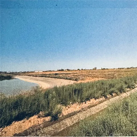 a view of a lake from a yard