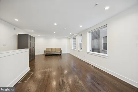 a view of livingroom with a window