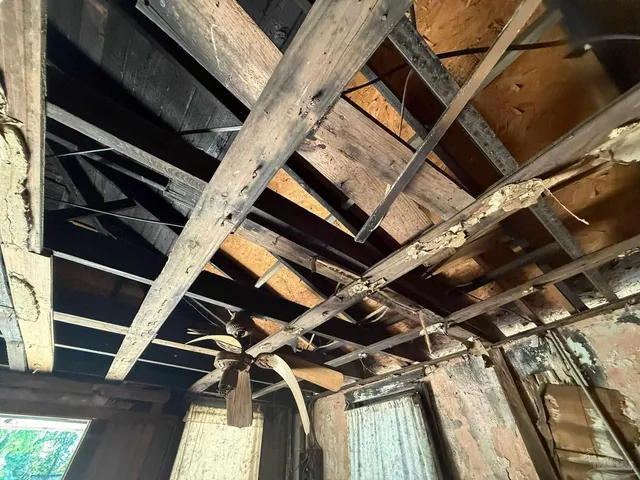 a view of water heater room