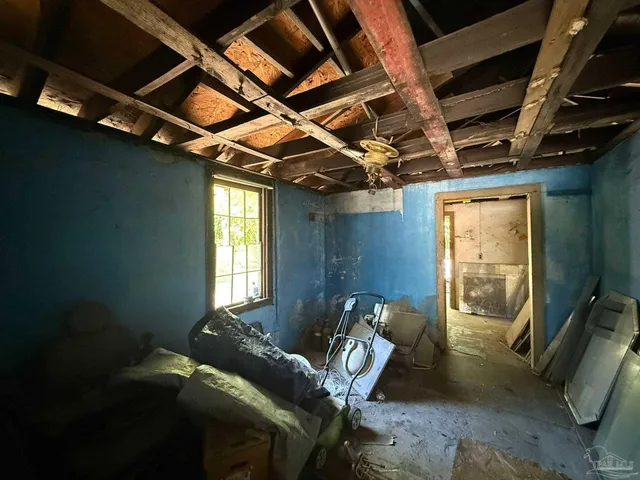 a room with gym equipment