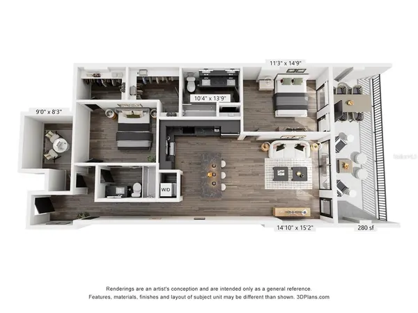 $3,917 | 221 Main Street North, Unit 1109, St. Petersburg, FL 33716