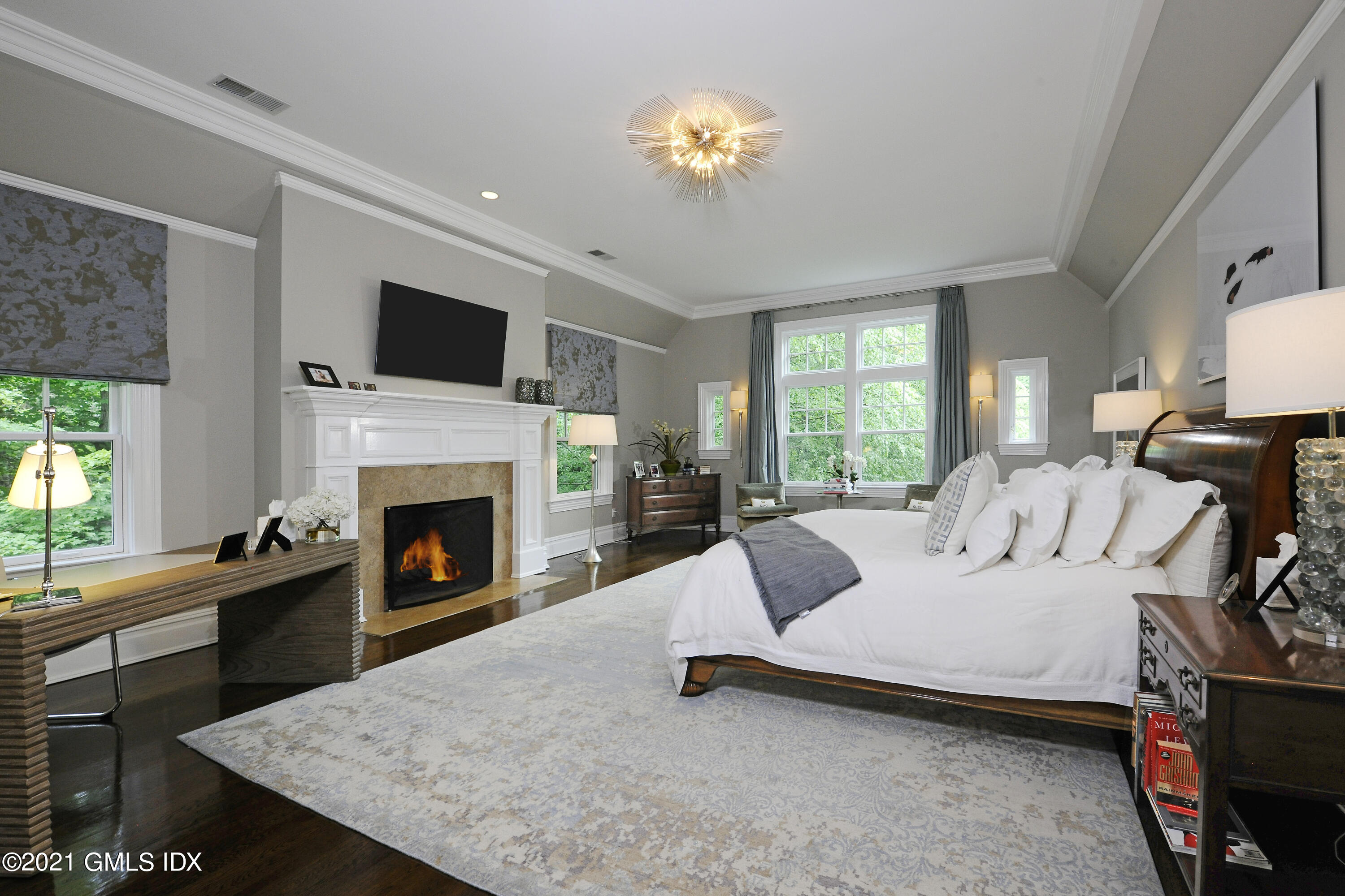 3 Hycliff Road Greenwich, CT 06831 - Photo 14 of 31 a living room with furniture fireplace and window