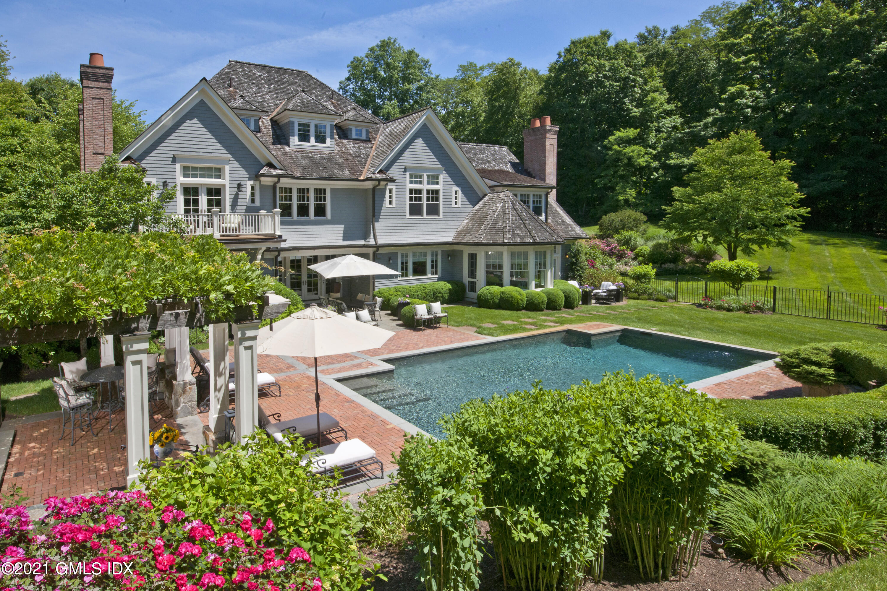 3 Hycliff Road Greenwich, CT 06831 - Photo 3 of 31 an aerial view of a house