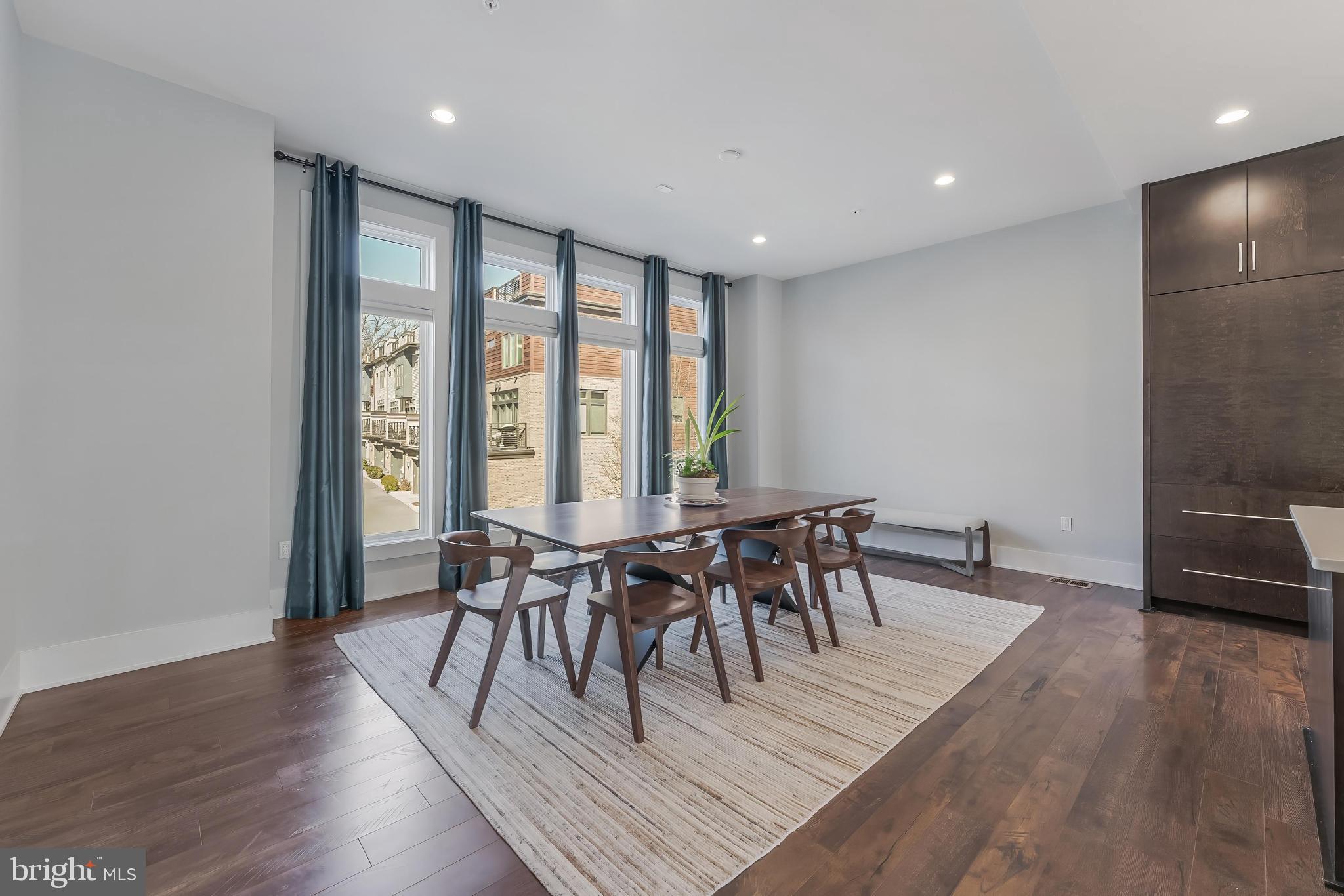 5348 Merriam Street Bethesda, MD 20814 - Photo 11 of 39 Bright dining space with elegant windows.