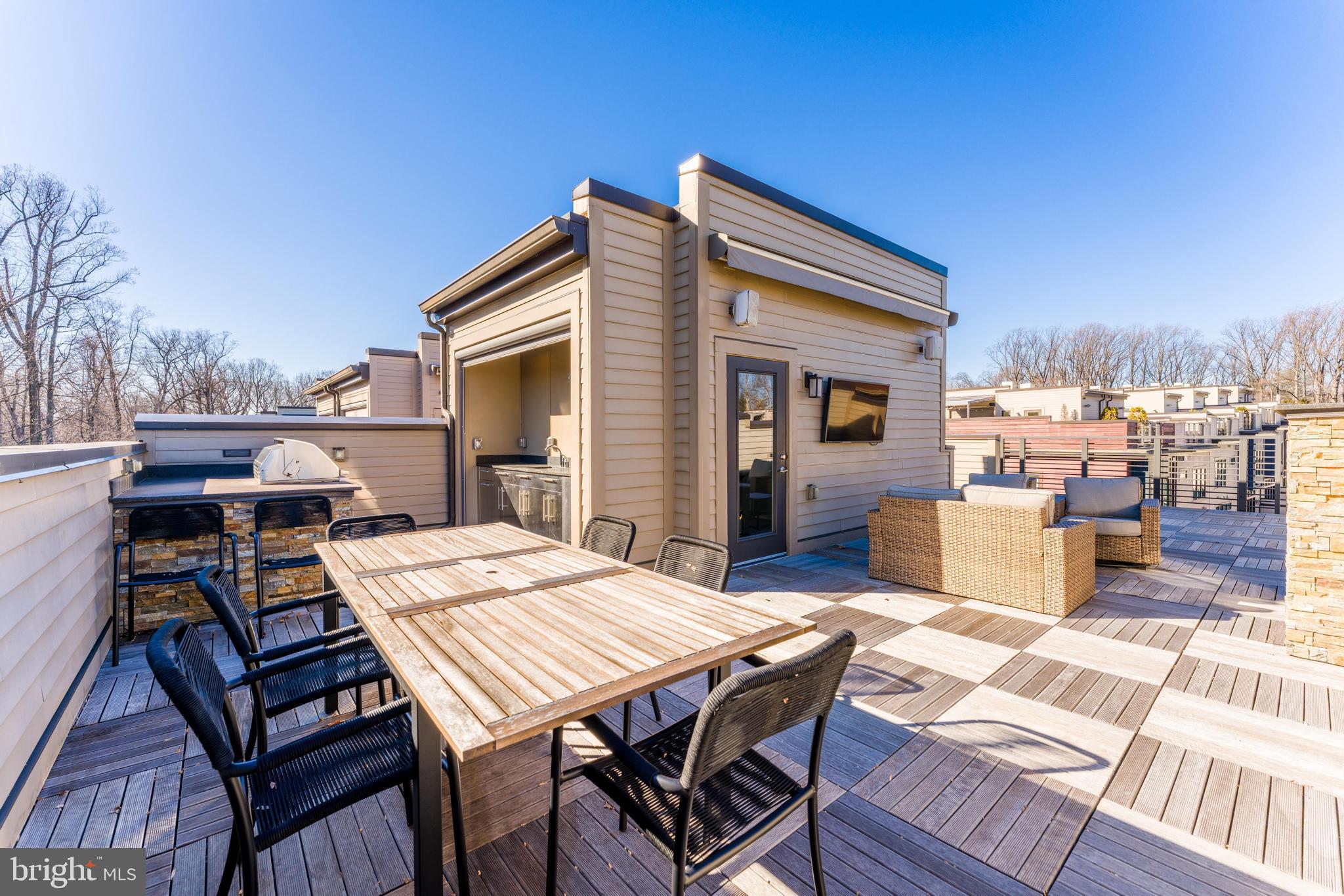 5348 Merriam Street Bethesda, MD 20814 - Photo 19 of 39 Spacious rooftop retreat with stunning views.