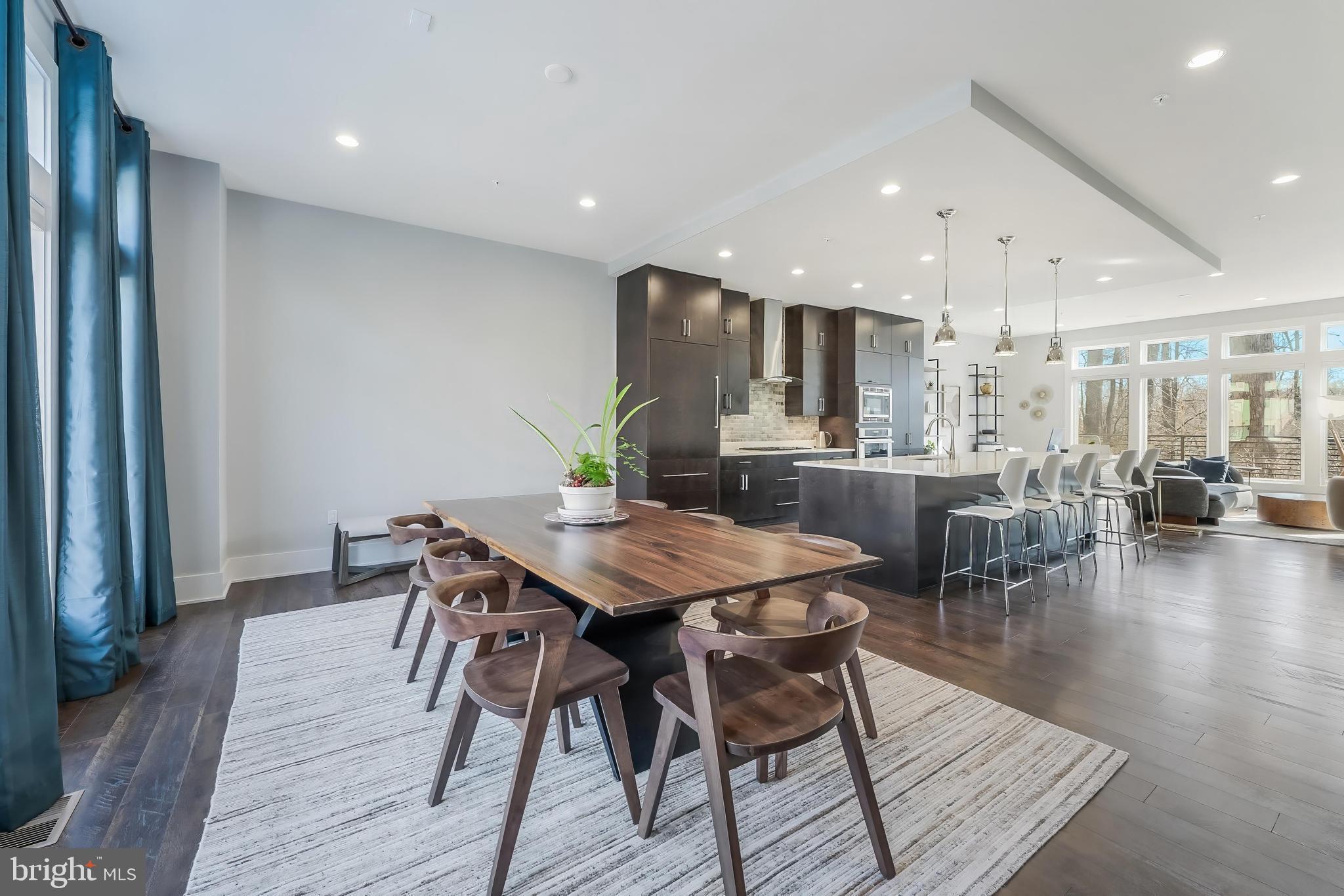 5348 Merriam Street Bethesda, MD 20814 - Photo 2 of 39 Spacious modern kitchen and dining area.