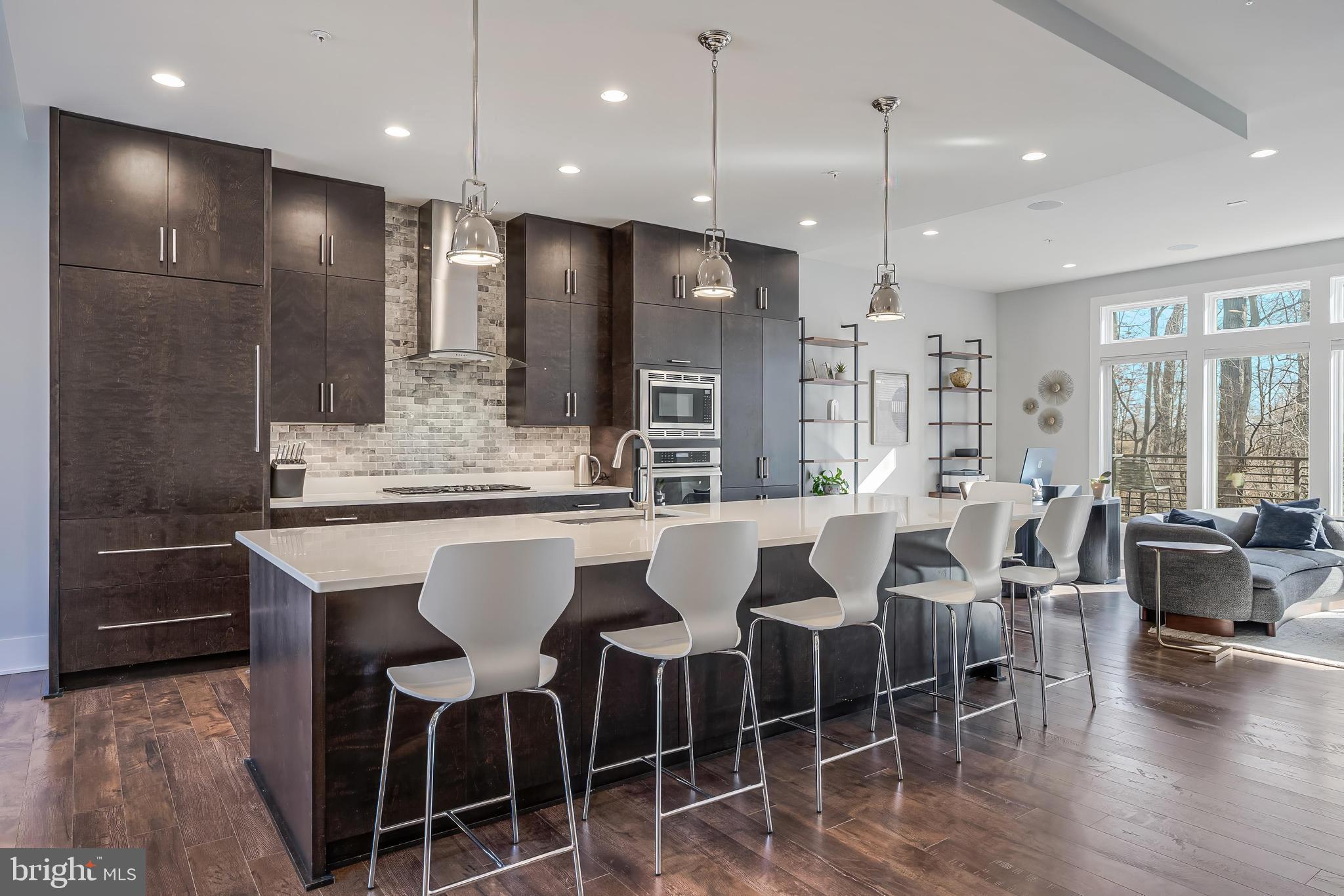 5348 Merriam Street Bethesda, MD 20814 - Photo 3 of 39 Sleek modern kitchen with elegant finishes.