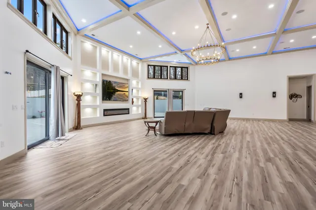 a view of staircase with living room