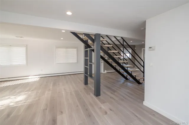 wooden floor in an empty room with wooden floor