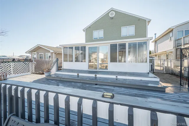 a view of a house with a deck