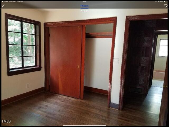 2346 Wade Avenue Raleigh, NC 27607 - Photo 11 of 20 an empty room with wooden floor and windows