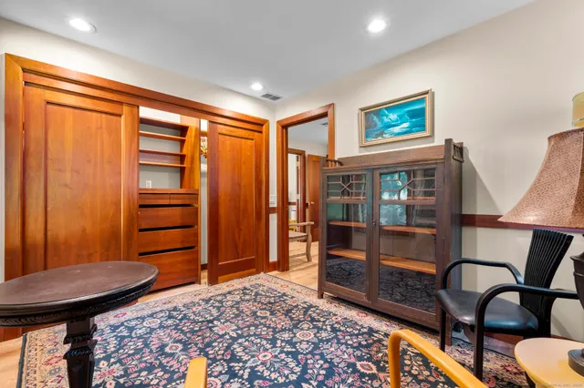 a room with window and a bath tub