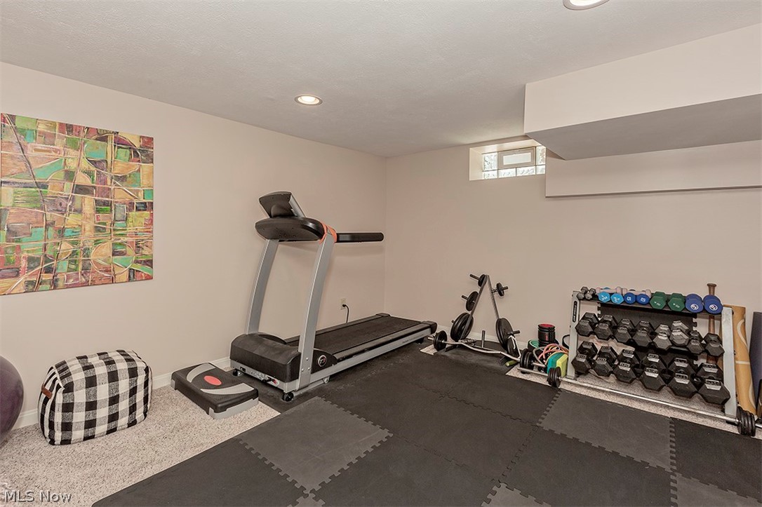 2460 Fenwick Road Cleveland, OH 44118 - Photo 27 of 35 No excuses here.... lower level exercise space.