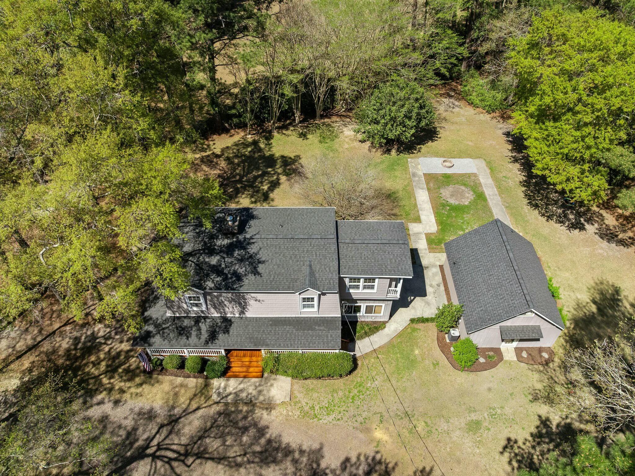 1212 Pinopolis Road Moncks Corner, SC 29461 - Photo 46 of 55 Aerial View of Home