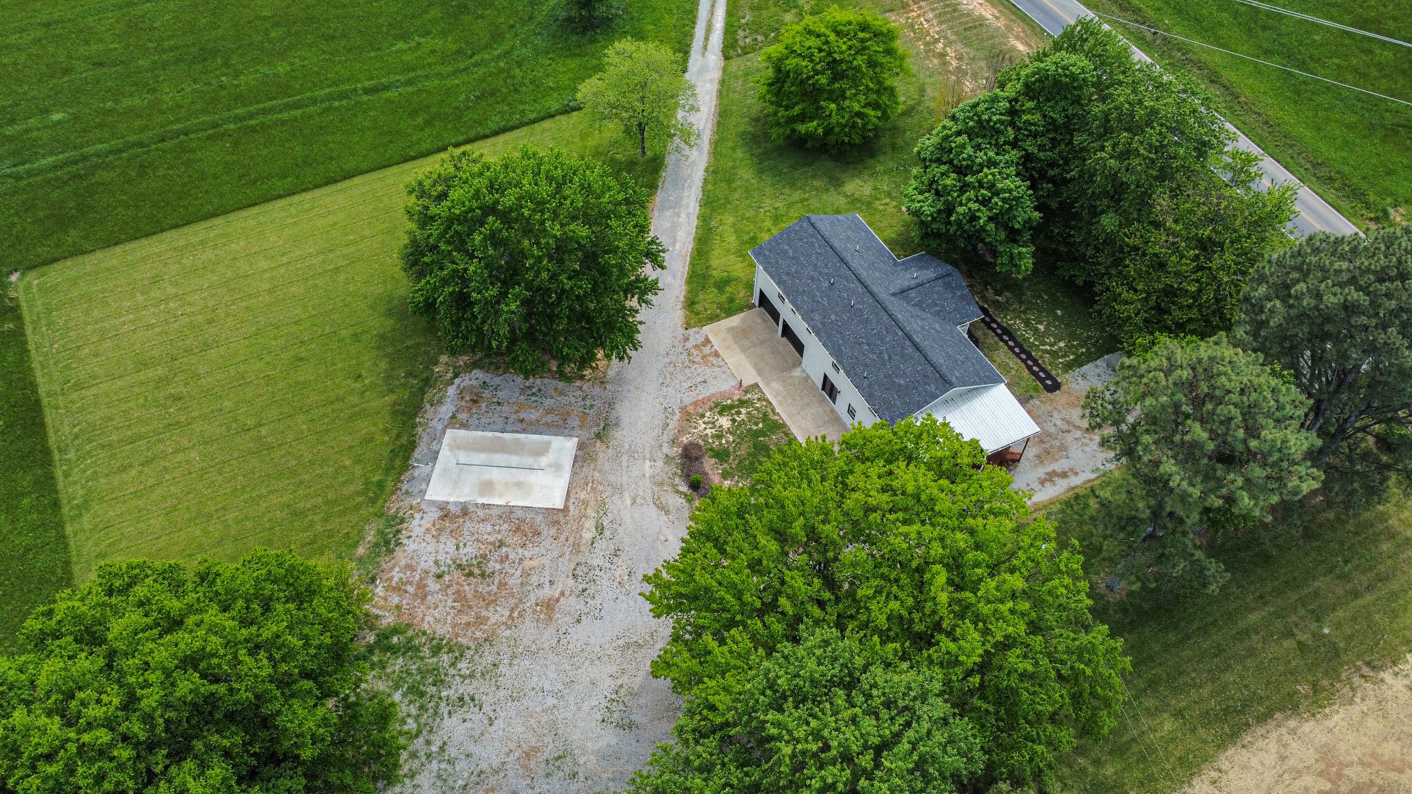 113 Old Parkers Chapel Road Portland, TN 37148 - Photo 26 of 27 an aerial view of a house with a yard