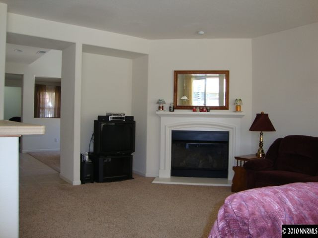 13765 Seabiscuit Drive Reno, NV 89521 - Photo 3 of 9 a living room with furniture and a fireplace