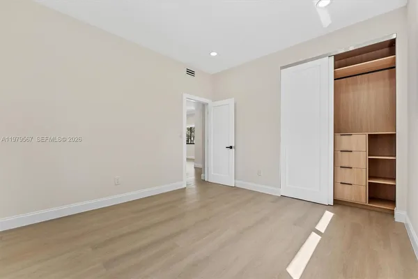 wooden floor in an empty room