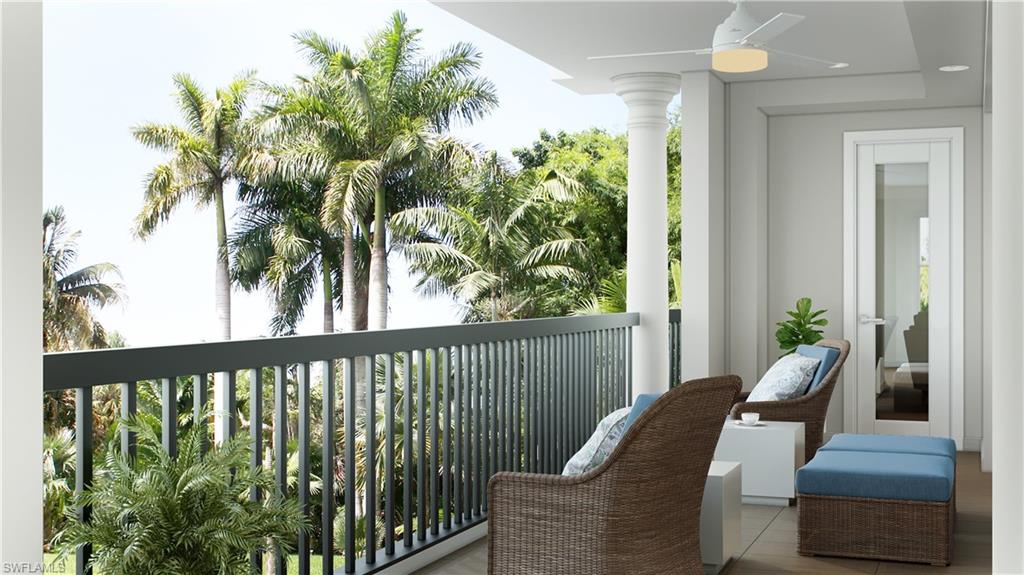 1301 3rd Avenue South, Unit 7405 Naples, FL 34102 - Photo 15 of 22 a view of balcony with furniture