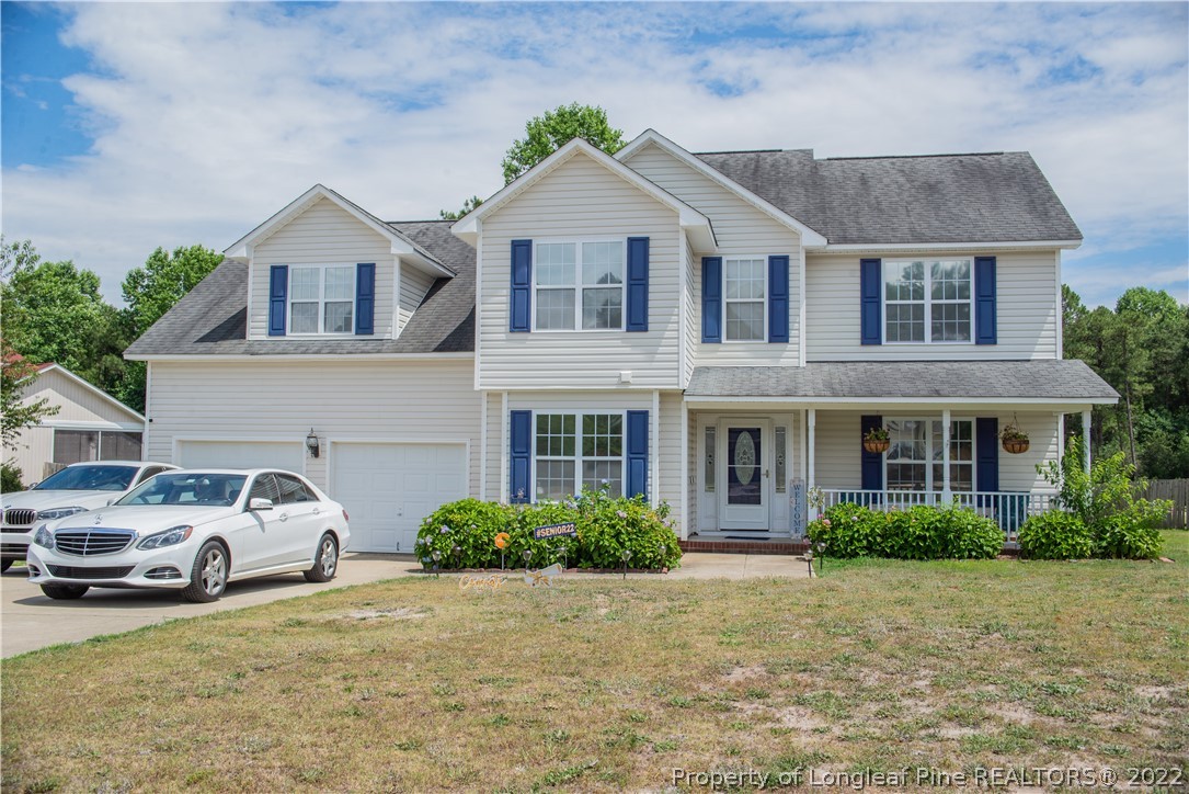 a house with a garden space