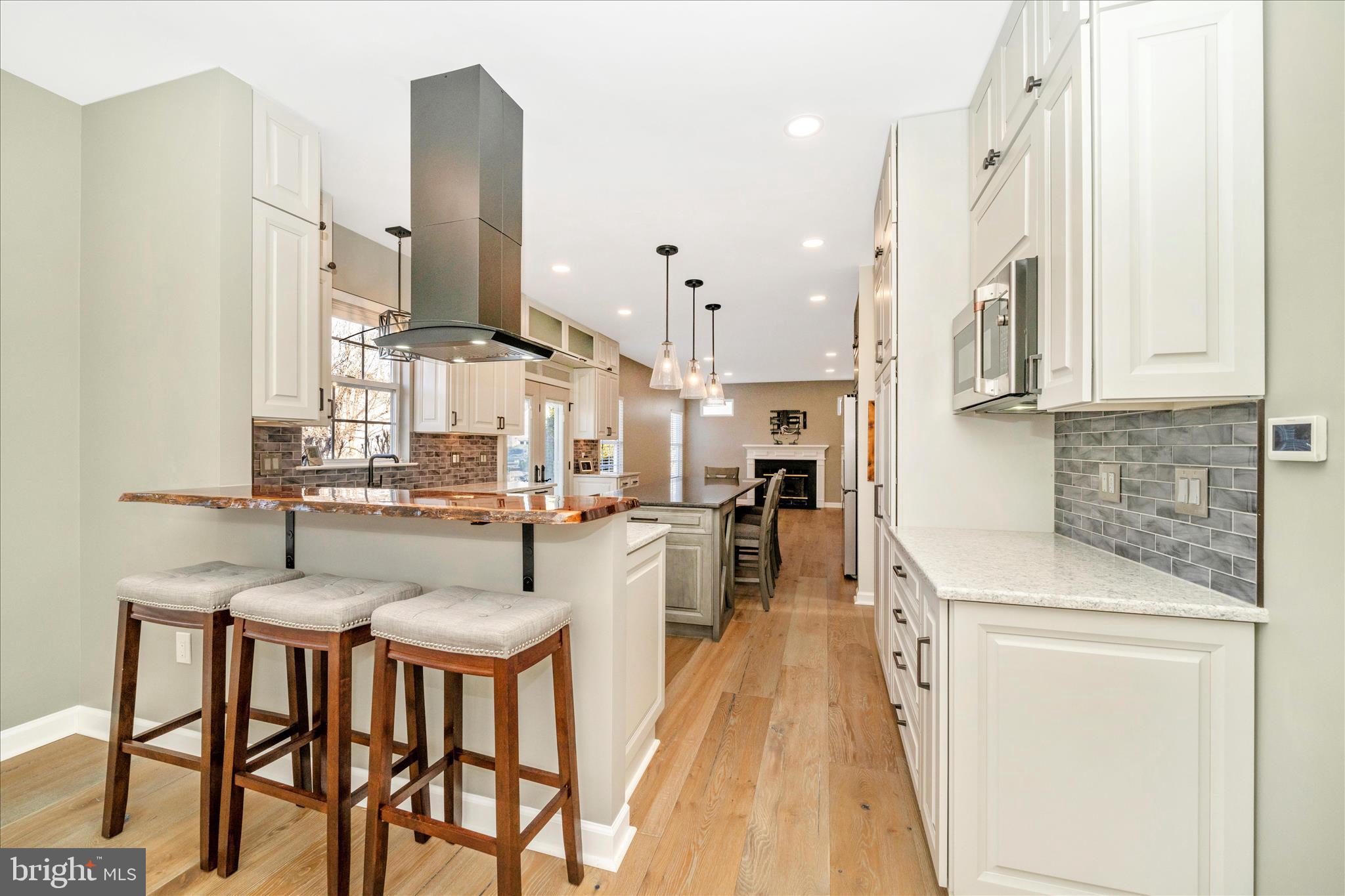 601 Huntover Lane Frederick, MD 21703 - Photo 15 of 73 View from dining room of kitchen & open layout.