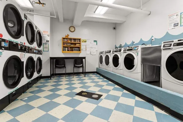 a view of a washer and dryer in a utility room