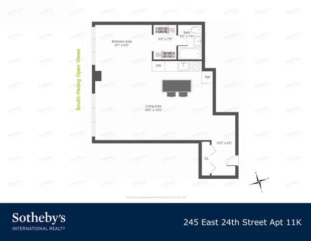 $529,900 | 245 East 24th Street, Unit 11K | Kips Bay