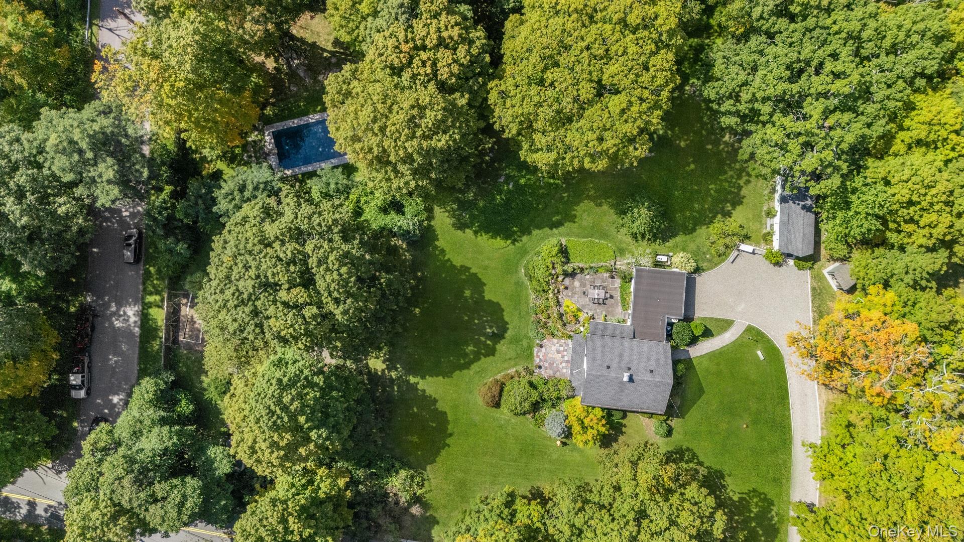 521 Barrett Hill Road Mahopac, NY 10541 - Photo 34 of 35 an aerial view of a house with a yard