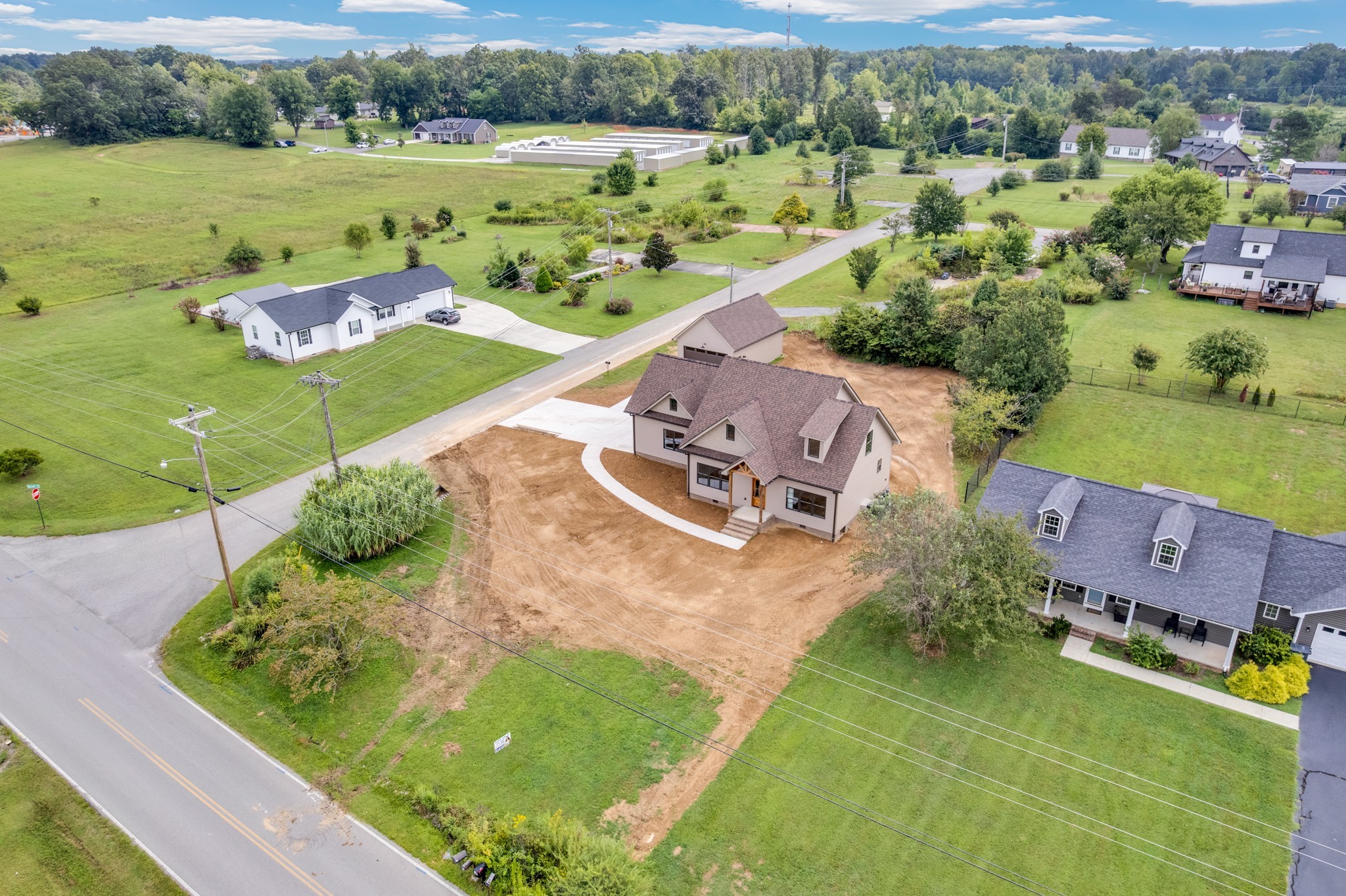 270 Locust Grove Road Cookeville, TN 38501 - Photo 23 of 34 an aerial view of a house with garden