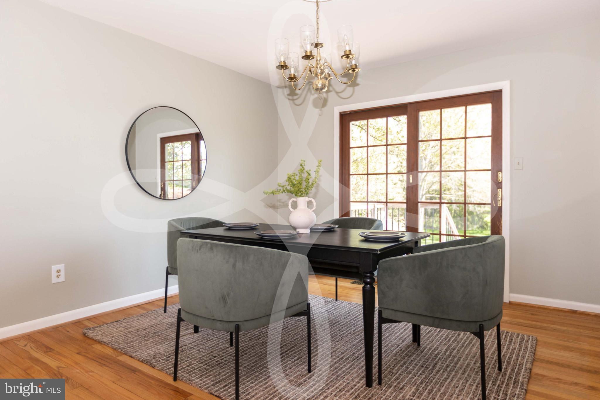 17605 Grace Road Hampstead, MD 21074 - Photo 15 of 100 Dining room with sliding door to the rear deck.