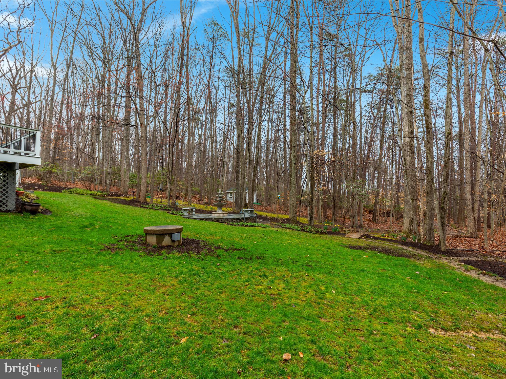 11701 Henderson Road Clifton, VA 20124 - Photo 40 of 61 a view of yard with trampoline