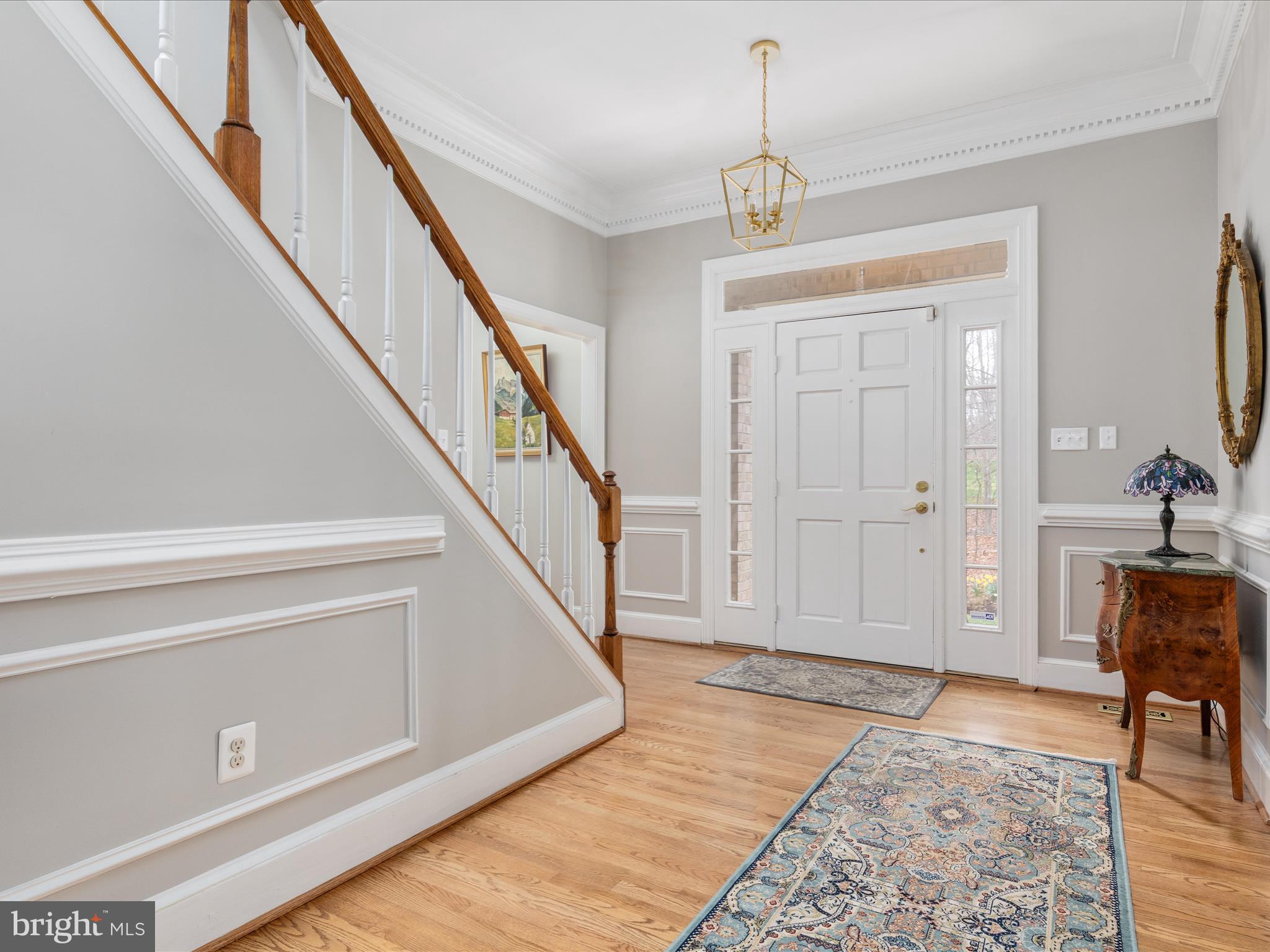 11701 Henderson Road Clifton, VA 20124 - Photo 5 of 61 a view of an entryway with wooden floor