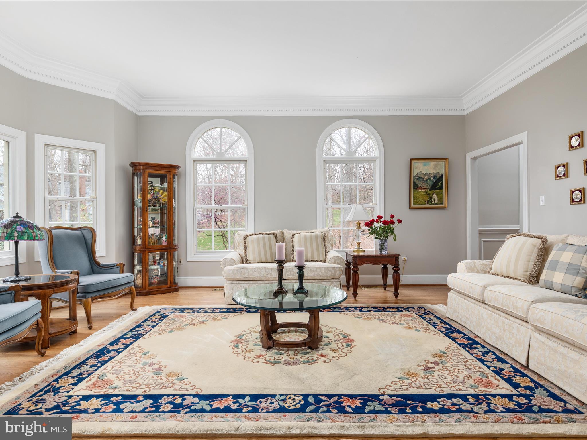 11701 Henderson Road Clifton, VA 20124 - Photo 6 of 61 a living room with furniture a large window and a dining table