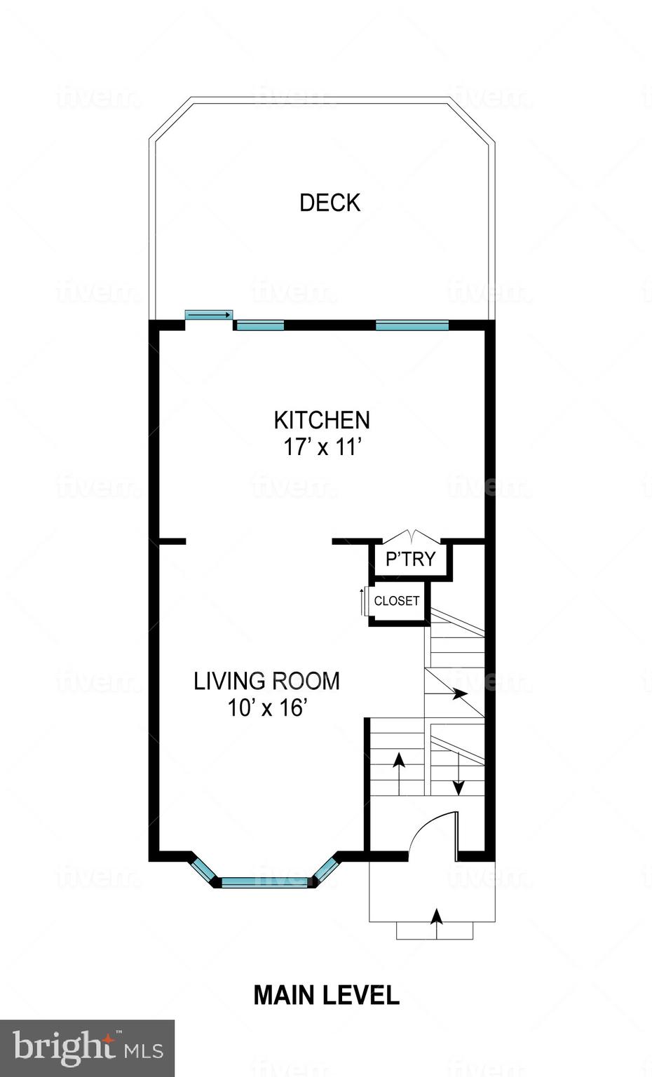422 Kosoak Road Baltimore, MD 21220 - Photo 35 of 37 Main Level Floor Plan