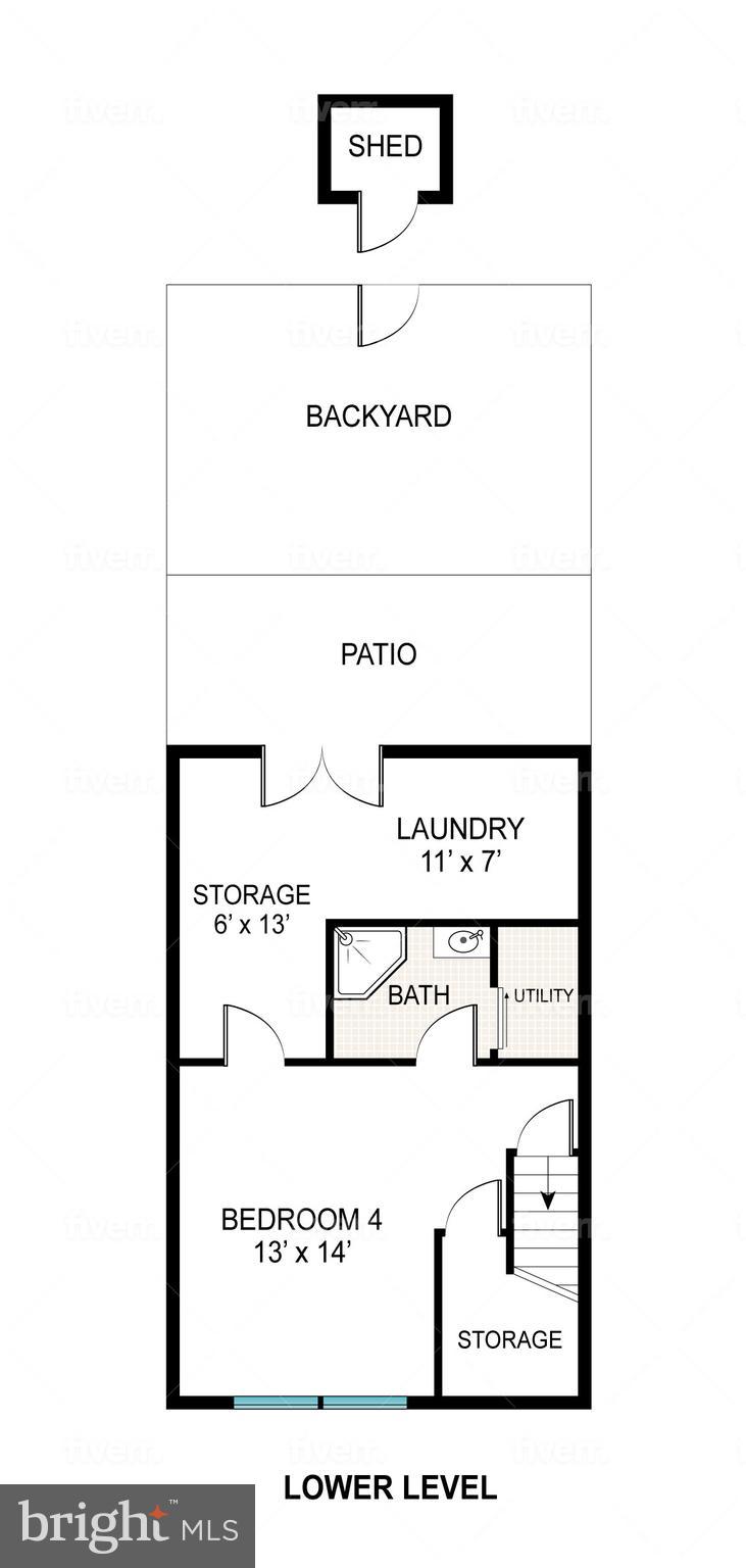 422 Kosoak Road Baltimore, MD 21220 - Photo 37 of 37 Lower Level Floor Plan