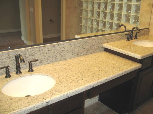 2851 East Blue Sage Road Gilbert, AZ 85297 - Photo 9 of 14 a bathroom with a granite countertop sink and a mirror
