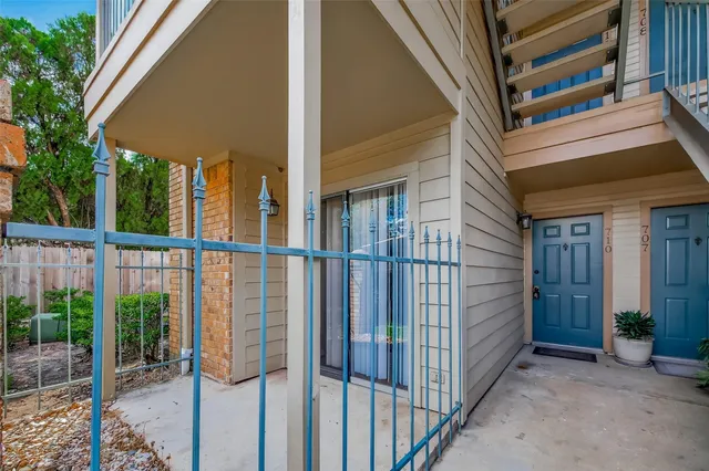 a view of a house with a balcony