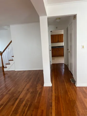 wooden floor in an empty room
