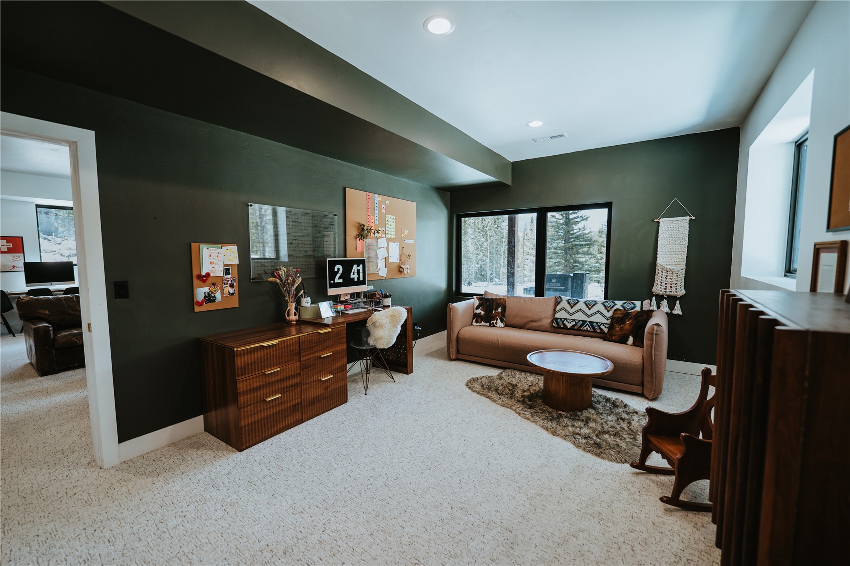 223 Guymard Road Fairplay, CO 80440 - Photo 28 of 49 a living room with furniture and a flat screen tv