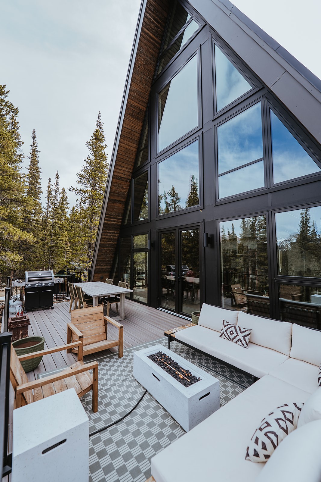 223 Guymard Road Fairplay, CO 80440 - Photo 48 of 49 a view of outdoor kitchen outdoor seating and kitchen view