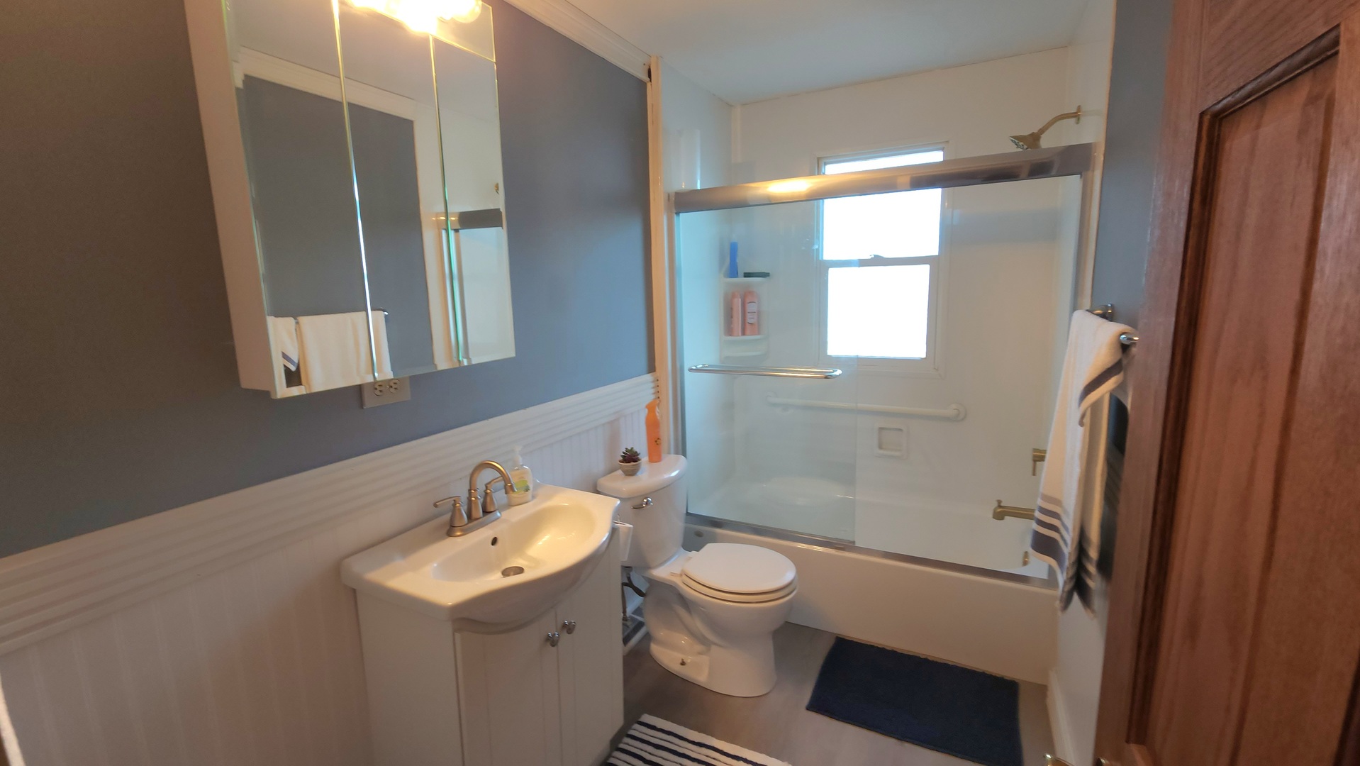 6079 Manchester Road Poplar Grove, IL 61065 - Photo 62 of 69 a bathroom with a sink toilet and shower