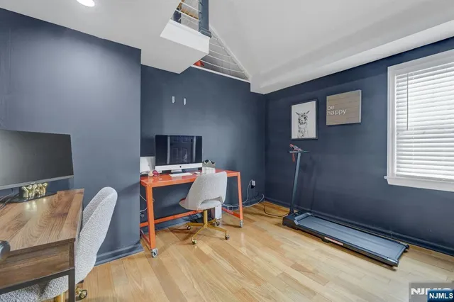 a room with furniture and a window