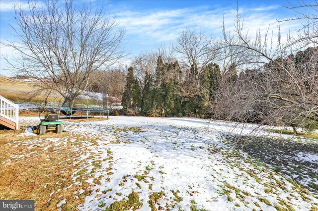 a view of road and snow