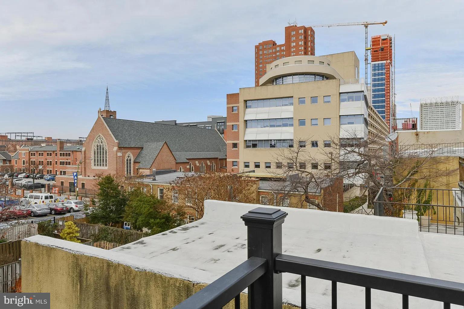 734 Light Street, Unit 2 Baltimore, MD 21230 - Photo 17 of 17 a view of a city from a balcony