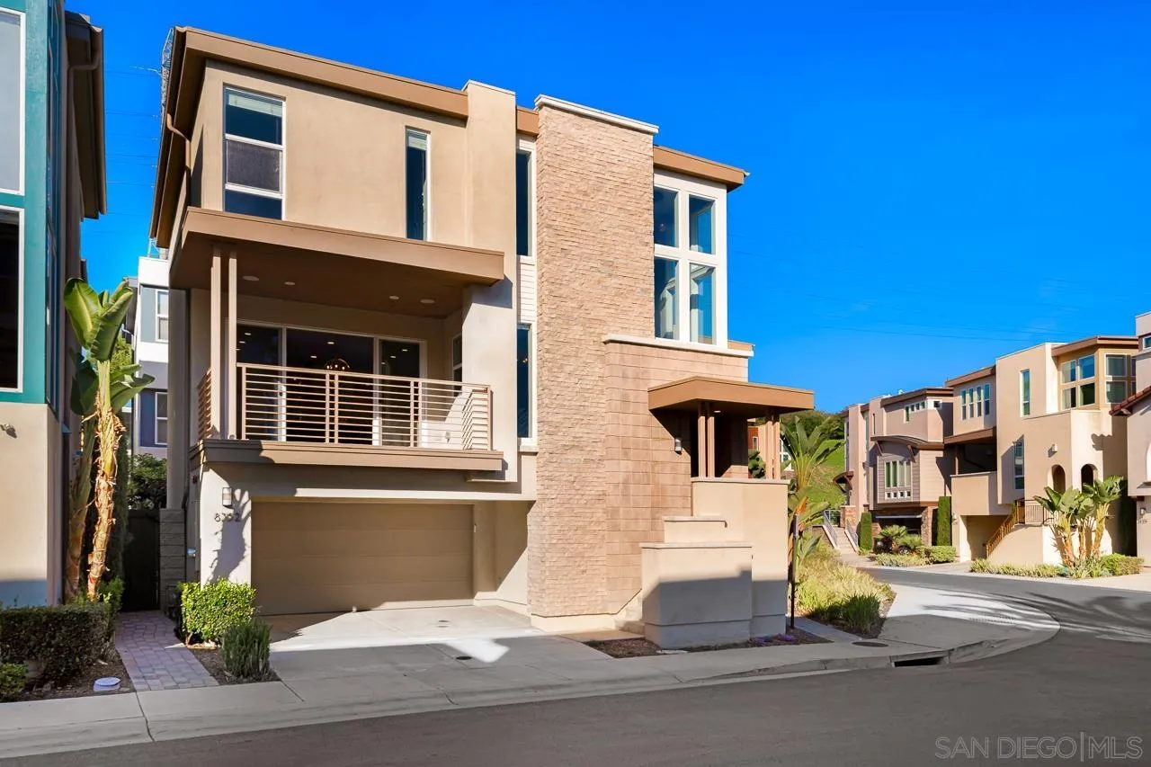 8352 Ridge Court San Diego, CA 92108 - Photo 5 of 68 a front view of a house with a road
