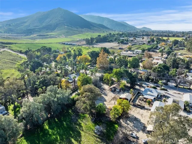a view of a lake with houses
