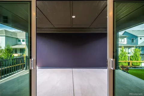 a view of a door front of a house