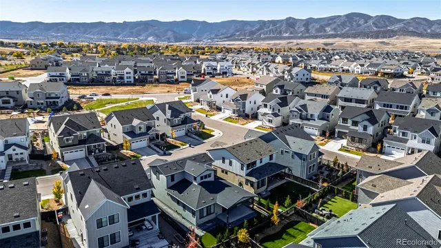 a view of city and mountain